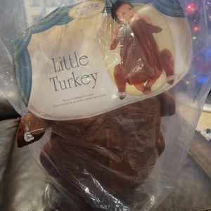 Little turkey costume infant 6 months to 12 months